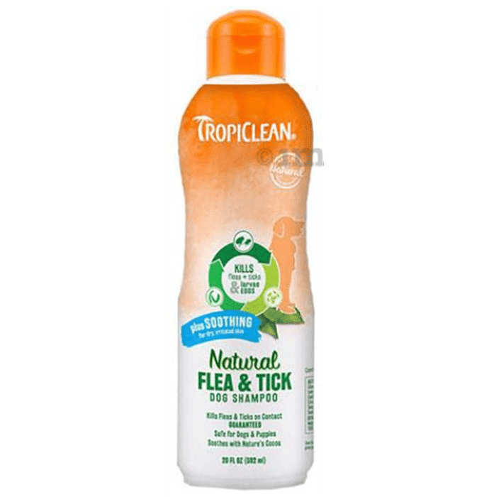 Tropiclean Natural Flea & Tick Dog Shampoo
