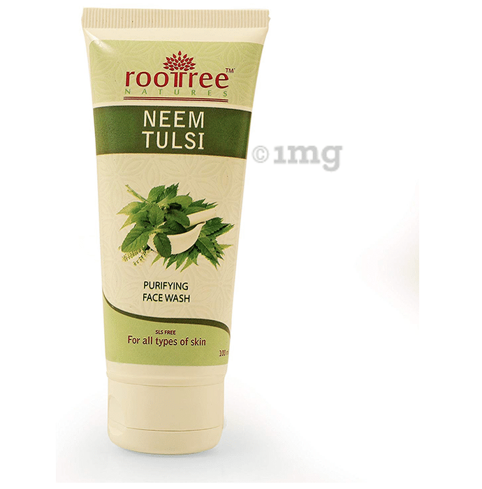 Roottree Natures Neem Tulsi Purifying Face Wash