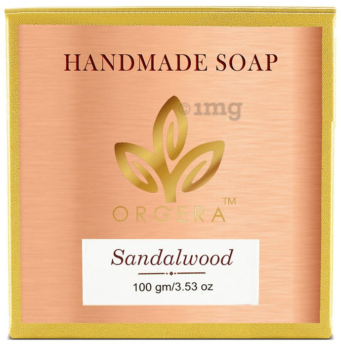 Orgera Sulfate Free Sugar Handmade Sandalwood Soap
