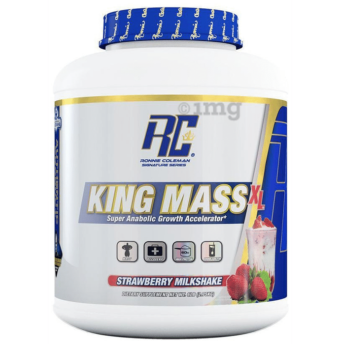 Ronnie Coleman King Mass XL | For Muscle Recovery & Immunity | Flavour Strawberry Milkshake