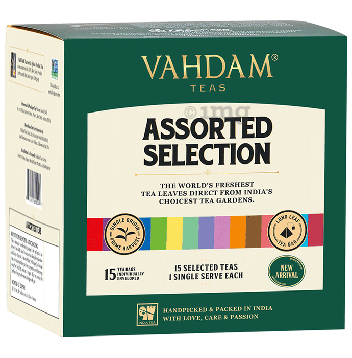 Vahdam Teas Assorted Selection (2gm Each)