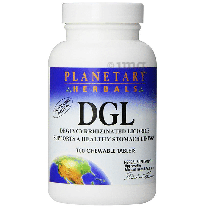 Planetary Herbals DGL Licorice Chewable Tablet