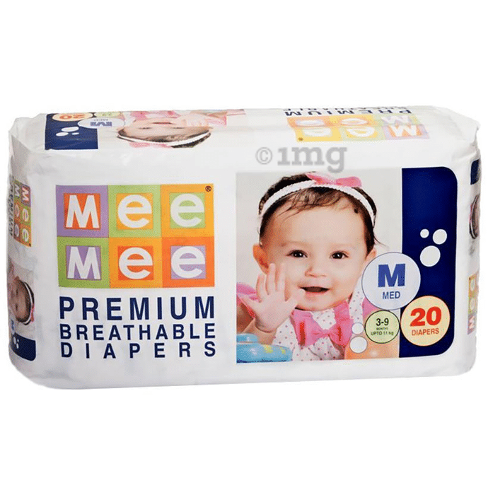 Mee Mee Premium Breathable Diaper Medium