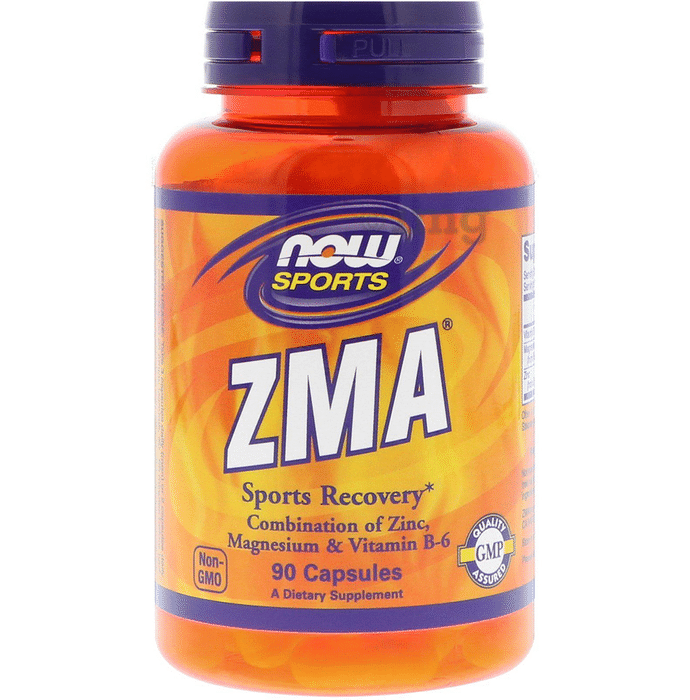 NOW Sports ZMA with Zinc, Magnesium & Vitamin B6 Capsule