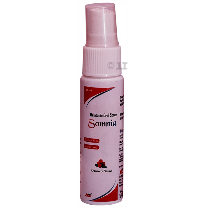 Somnia Melatonin 2mg Oral Spray Cranberry