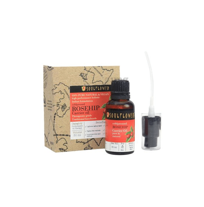 Soulflower Coldpressed Rosehip Carrier Oil