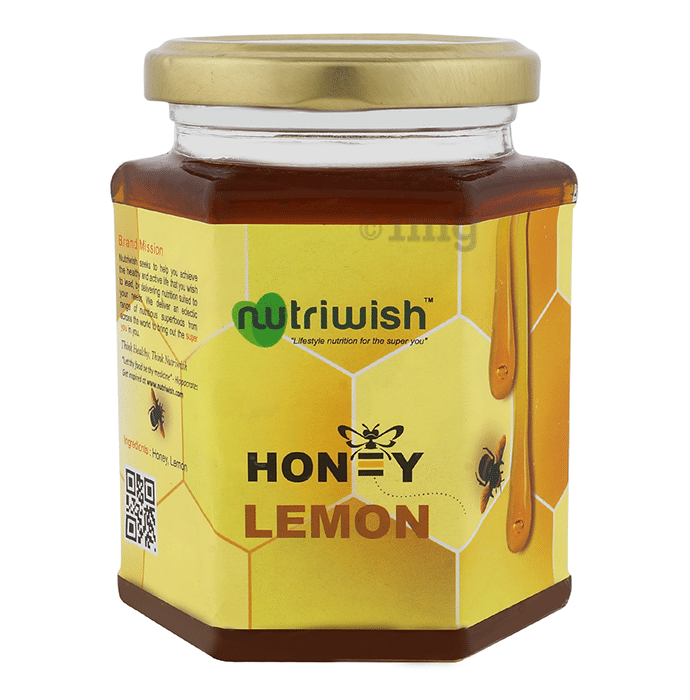 Nutriwish 100% Pure Organic Honey | Flavour Lemon
