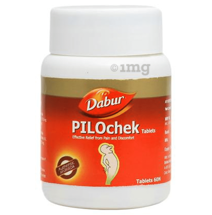 Dabur Pilochek Tablet | Relieves Pain & Discomfort of Piles