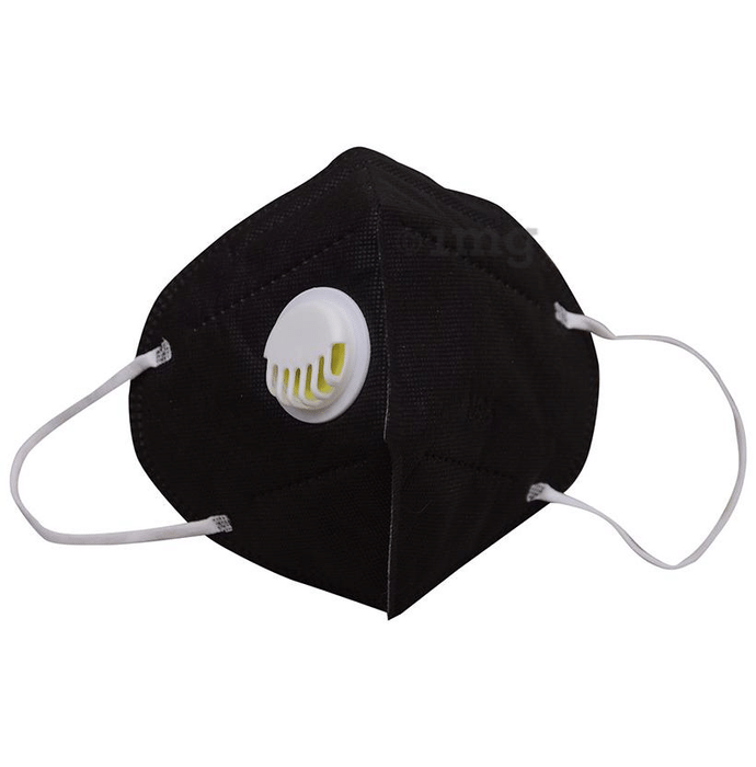 Lion Shield N95 PM2.5 Hepa-Mask free Comfort Band Black
