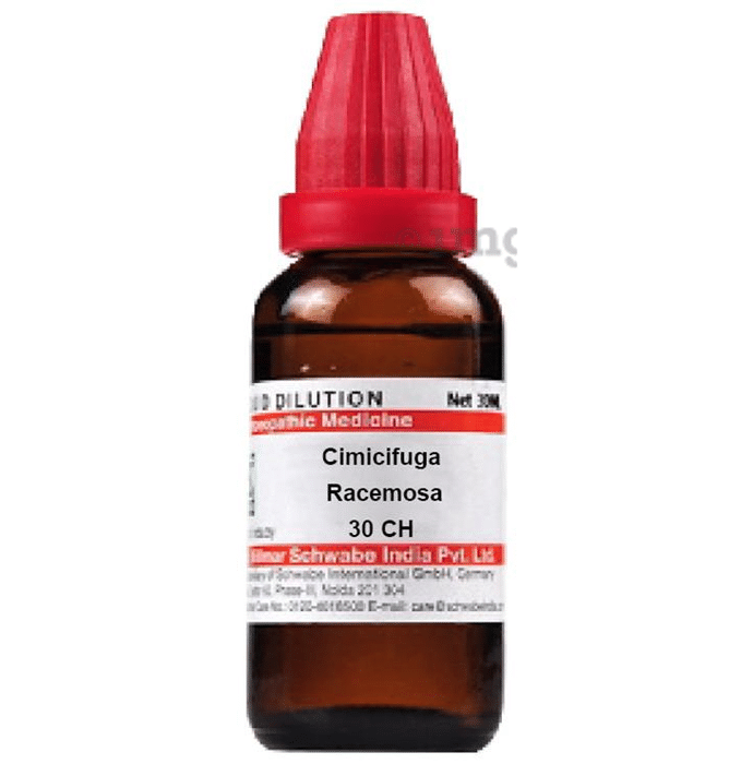 Dr Willmar Schwabe India Cimicifuga Racemosa Dilution 30 CH