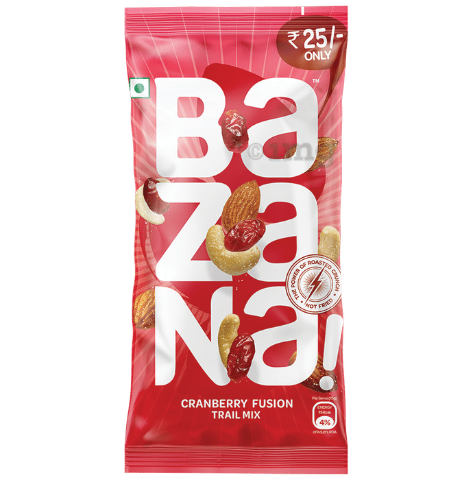 Bazana Cranberry Fusion Trail Mix (15gm Each)