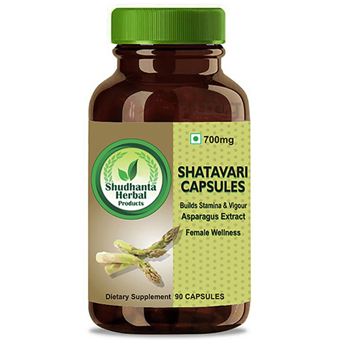 Shudhanta Herbal Shatavari 700mg Capsule
