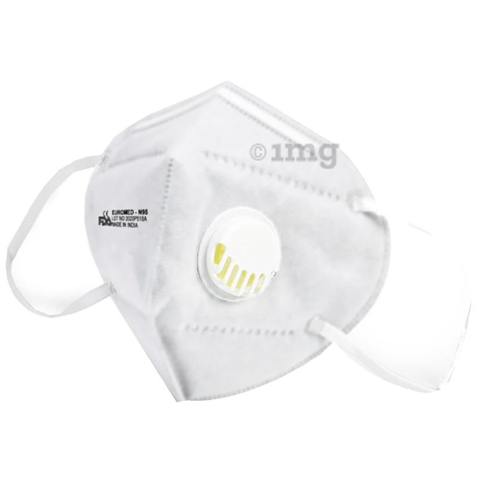 Euromed N95 Reusable Respirator Face Mask Standard White