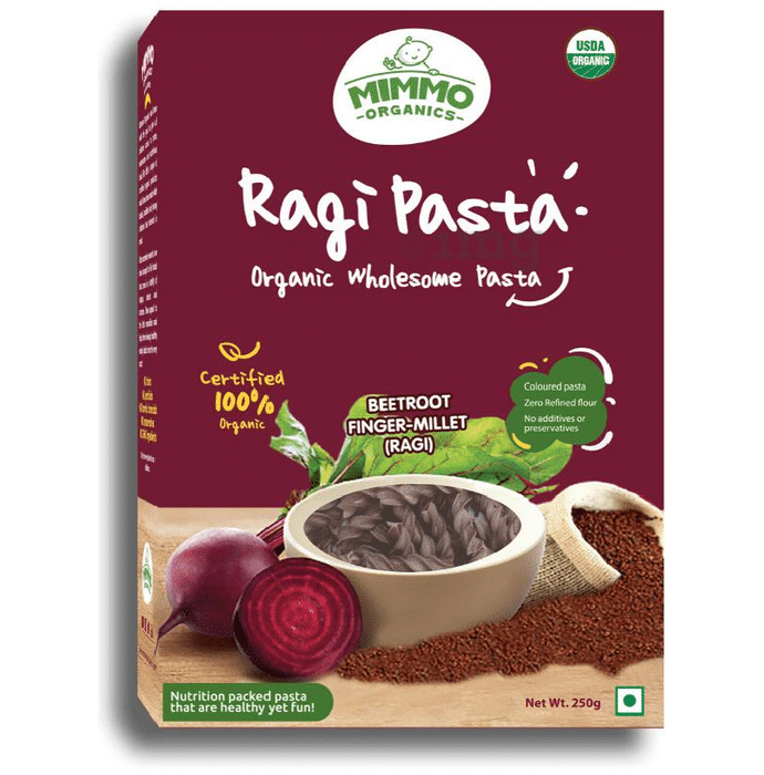 Mimmo Organics Wholesome Pasta (24 Months Plus) Ragi