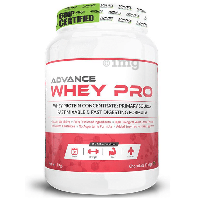 Advance Nutratech Whey Pro Protein Powder Chocolate Fudge