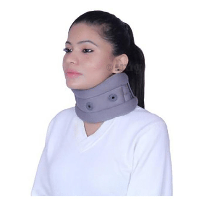 Kudize Large Grey Cervical Soft Collar Firm Density Neck Support Brace