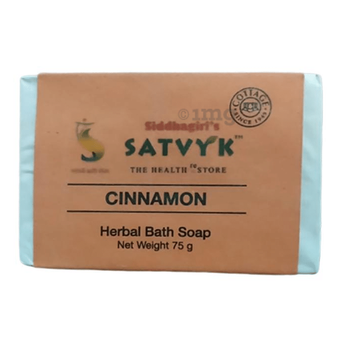 Satvyk Herbal Bath Soap Cinnamon