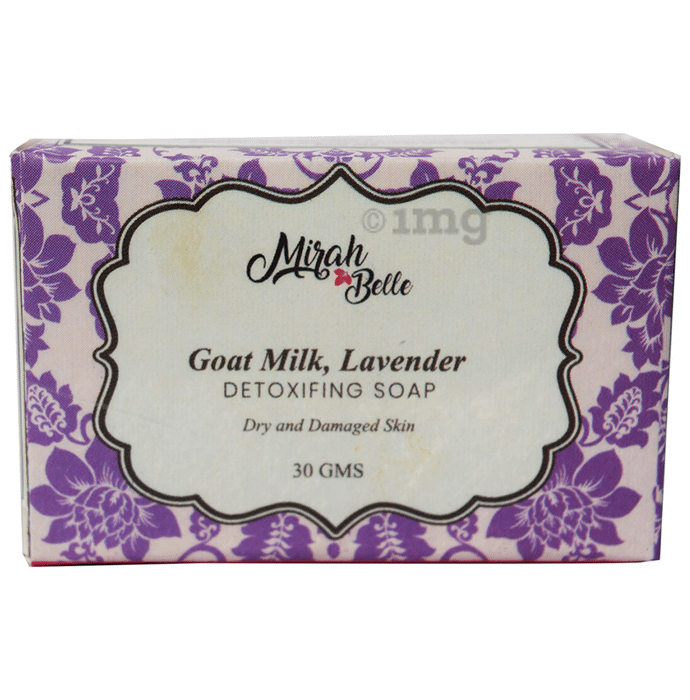 Mirah Belle Goat Milk, Lavender Detoxifying Soap