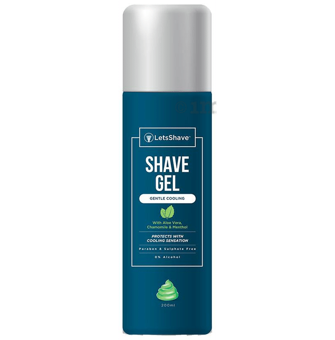 LetsShave Shave Gel for Men Gentle Cooling