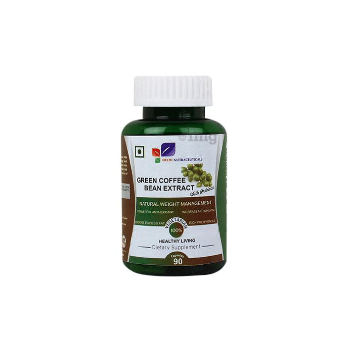 Delhi Nutraceuticals Green Coffee Bean Extract With Probiotic Capsule