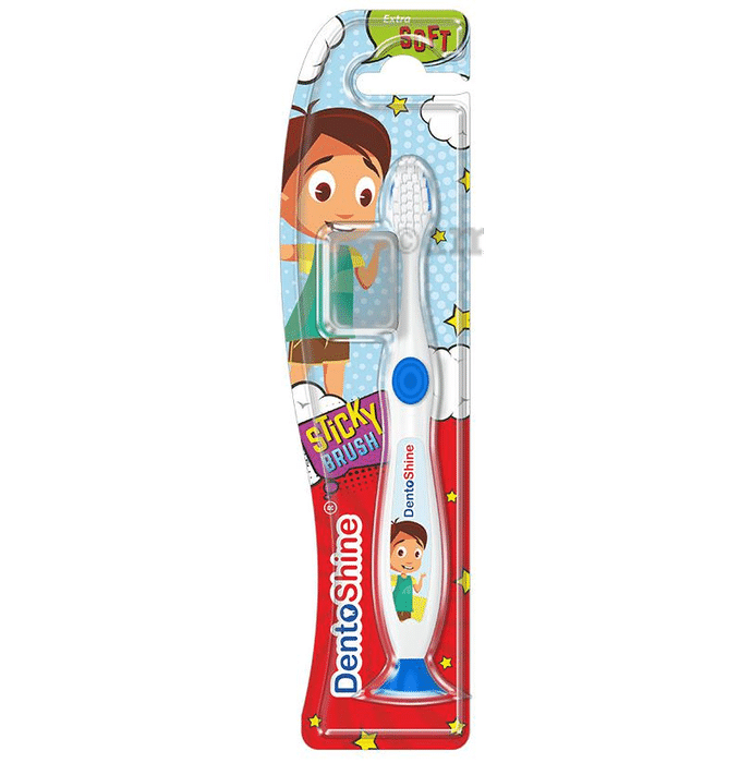 DentoShine Blue Sticky Toothbrush for Kids