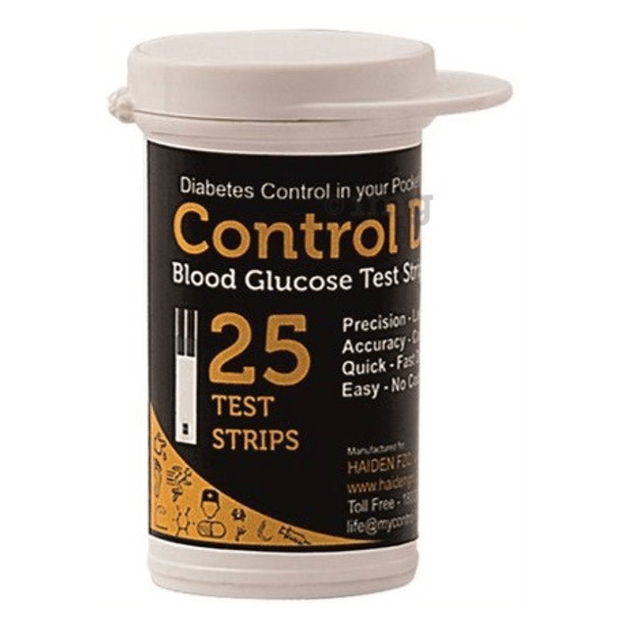 Control D Blood Glucose Test Strip