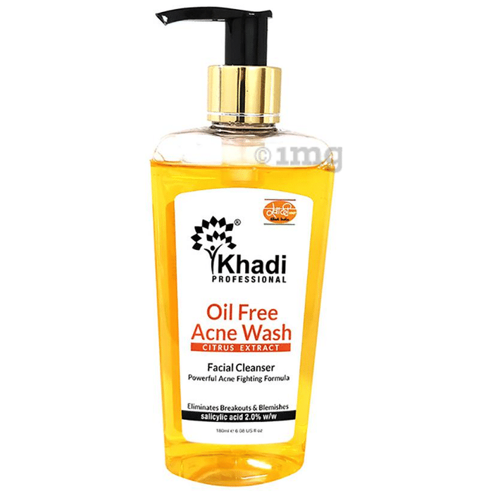 Khadi Professional Oil Free Acne Citrus Extract Face Wash