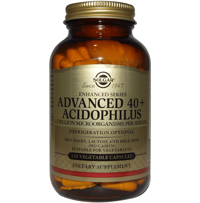 Solgar Advanced 40+ Acidophilus Vegetable Capsule
