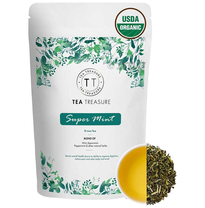 Tea Treasure Super Mint USDA Organic Green Tea
