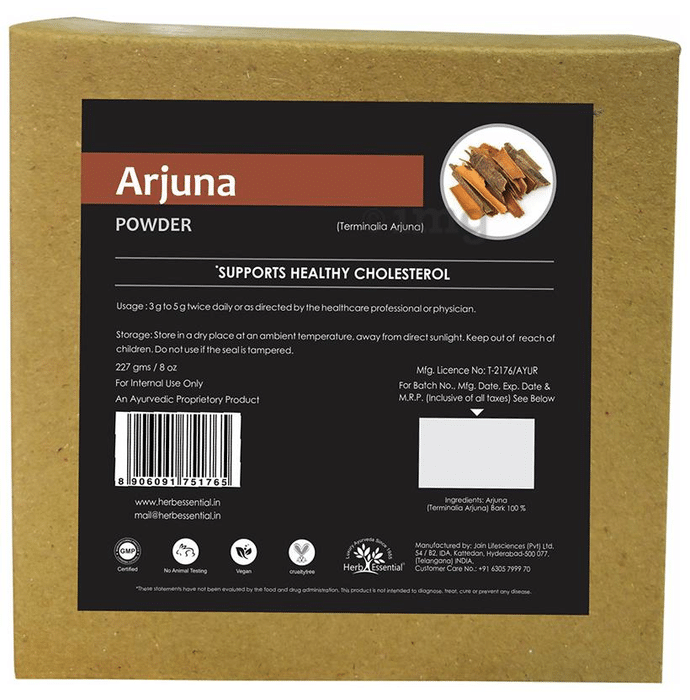 Herb Essential Arjuna (Terminalia Arjuna) Powder