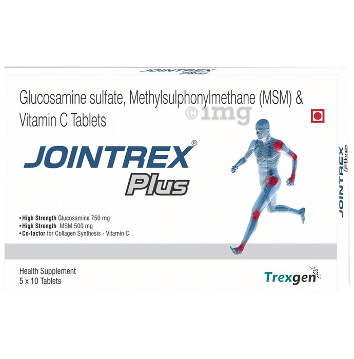 Trexgen Jointrex Plus Glucosamine MSM Tablet