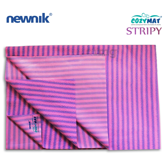 Newnik Cozymat Stripy Soft (Narrow Stripes) (Size: 50cm X 70cm) Small Lavender