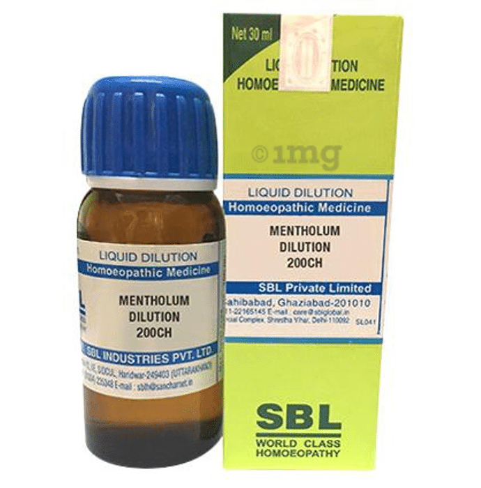 SBL Mentholum Dilution 200 CH