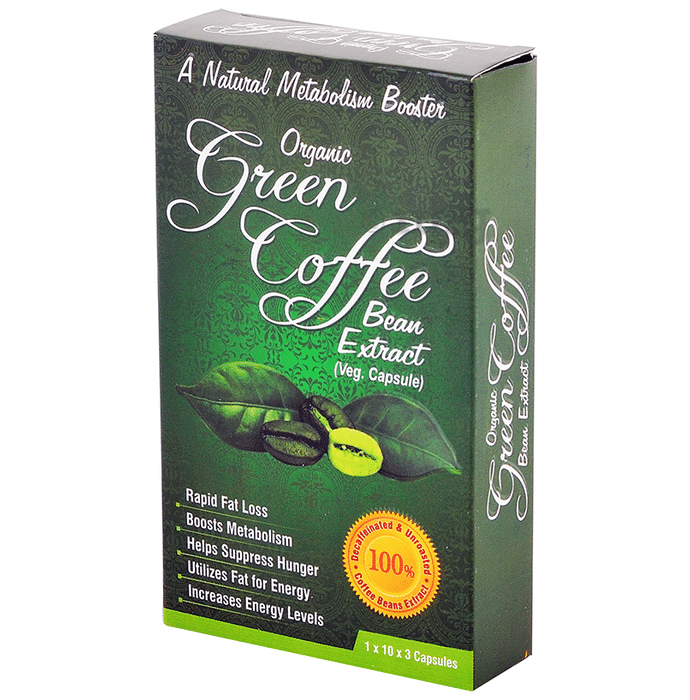 MedEssentia Organic Green Coffee Bean Extract Veg  Capsule