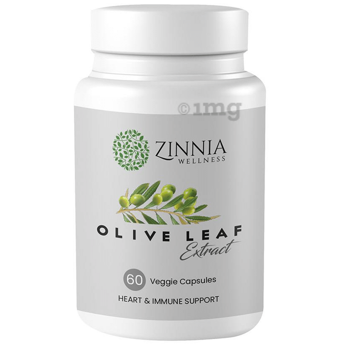 Zinnia Wellness Olive Leaf Extract Veggie Capsule