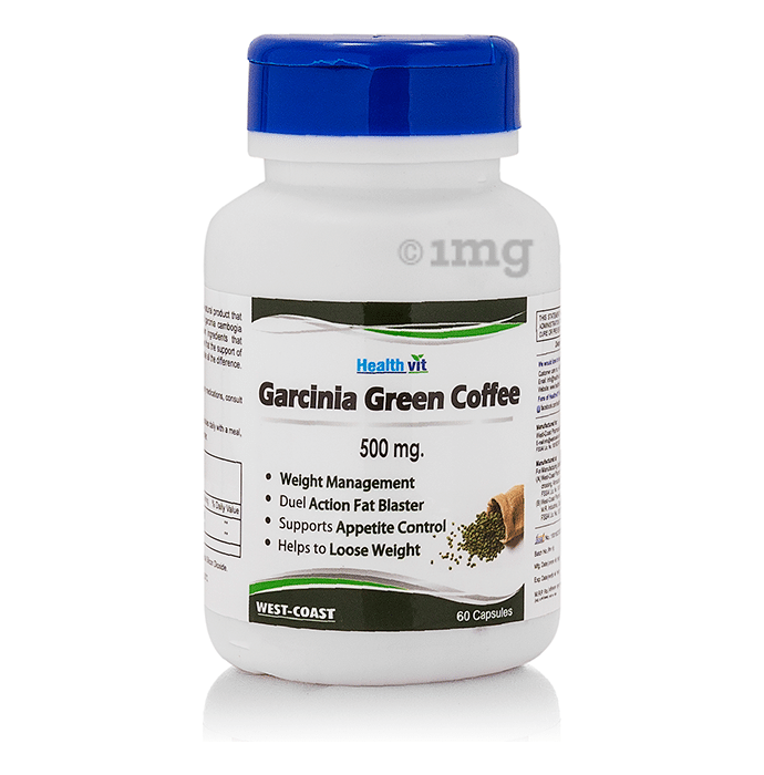 HealthVit Garcinia Green Coffee  500mg Capsule