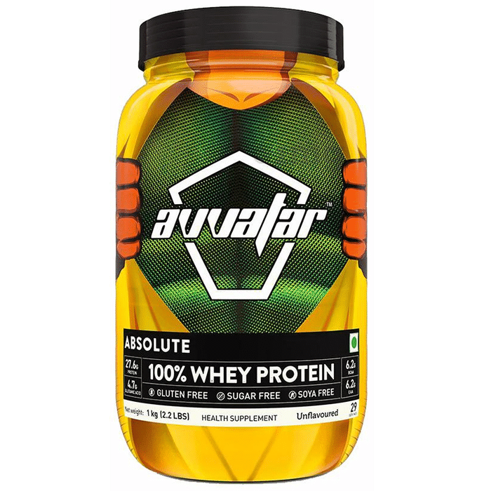 Avvatar Absolute 100% Whey Protein Unflavoured