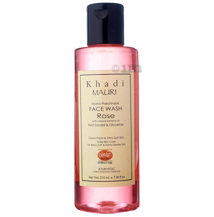 Khadi Mauri Herbal Rose Face Wash