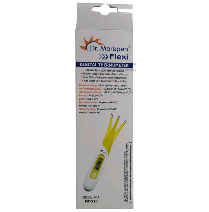 Dr Morepen MT 223 Flexi Tip Digital Thermometer Buy box of 1.0