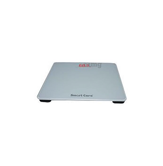 Smart Care Digital Weighing Scale SCS-210 Glass Top White