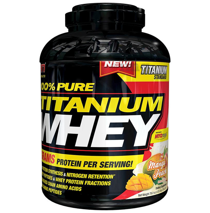 SAN 100% Pure Titanium Whey Protein Powder Mango Peach