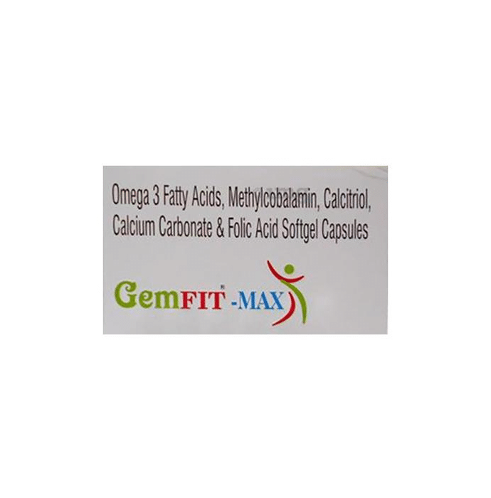 Gemfit Max Soft Gelatin Capsule