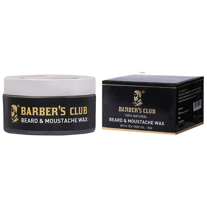 Barber's Club Beard & Moustache Wax with Tea Tree Oil