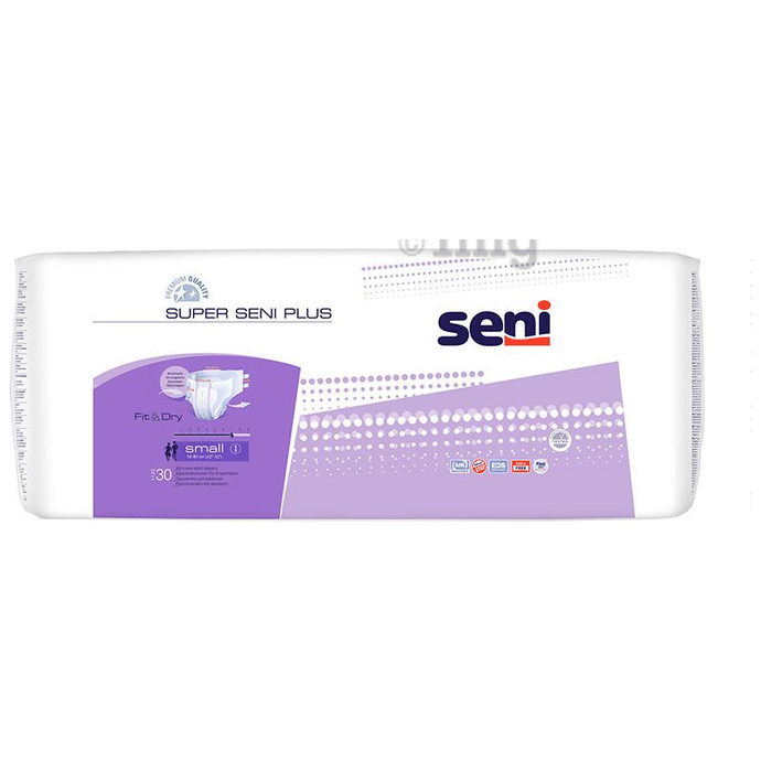 Super Seni Plus Unisex Adult Diaper Small