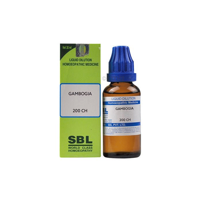 SBL Gambogia Dilution 200 CH
