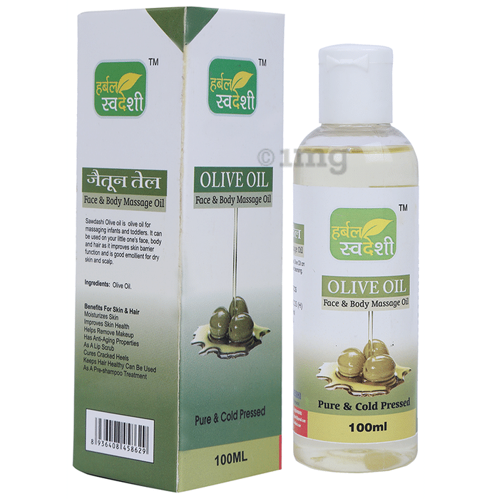 Herbal Swadeshi Olive Face & Body Massage Oil