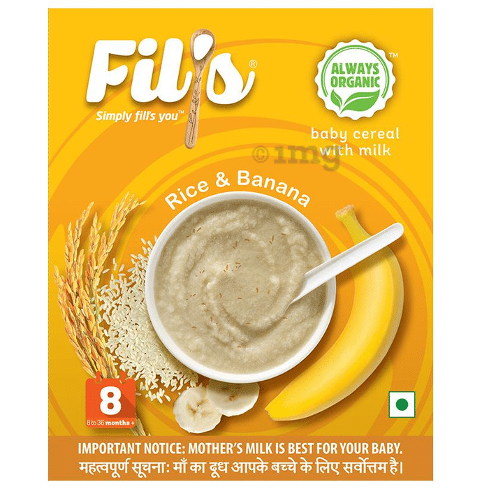 Fil's Baby Cereal with Milk (8 to 36 Months) Rice and Banana