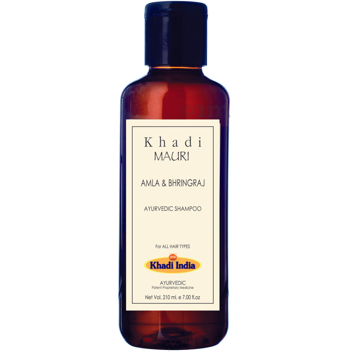Khadi Mauri Herbal Amla and Bhringraj Herbal Shampoo