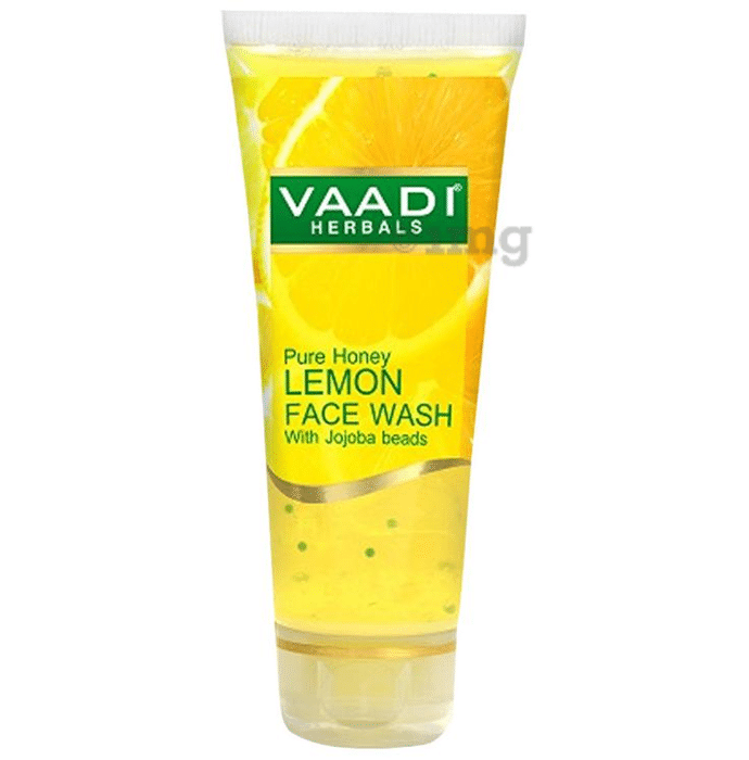 Vaadi Herbals Value Pack of Honey Lemon Face Wash with Jojoba Beads