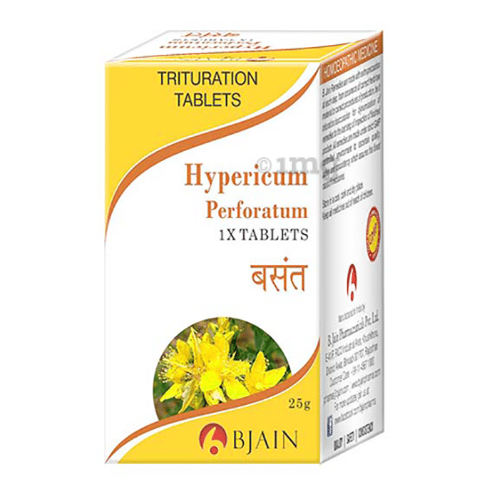 Bjain Hypericum Perforatum Trituration Tablet 1X